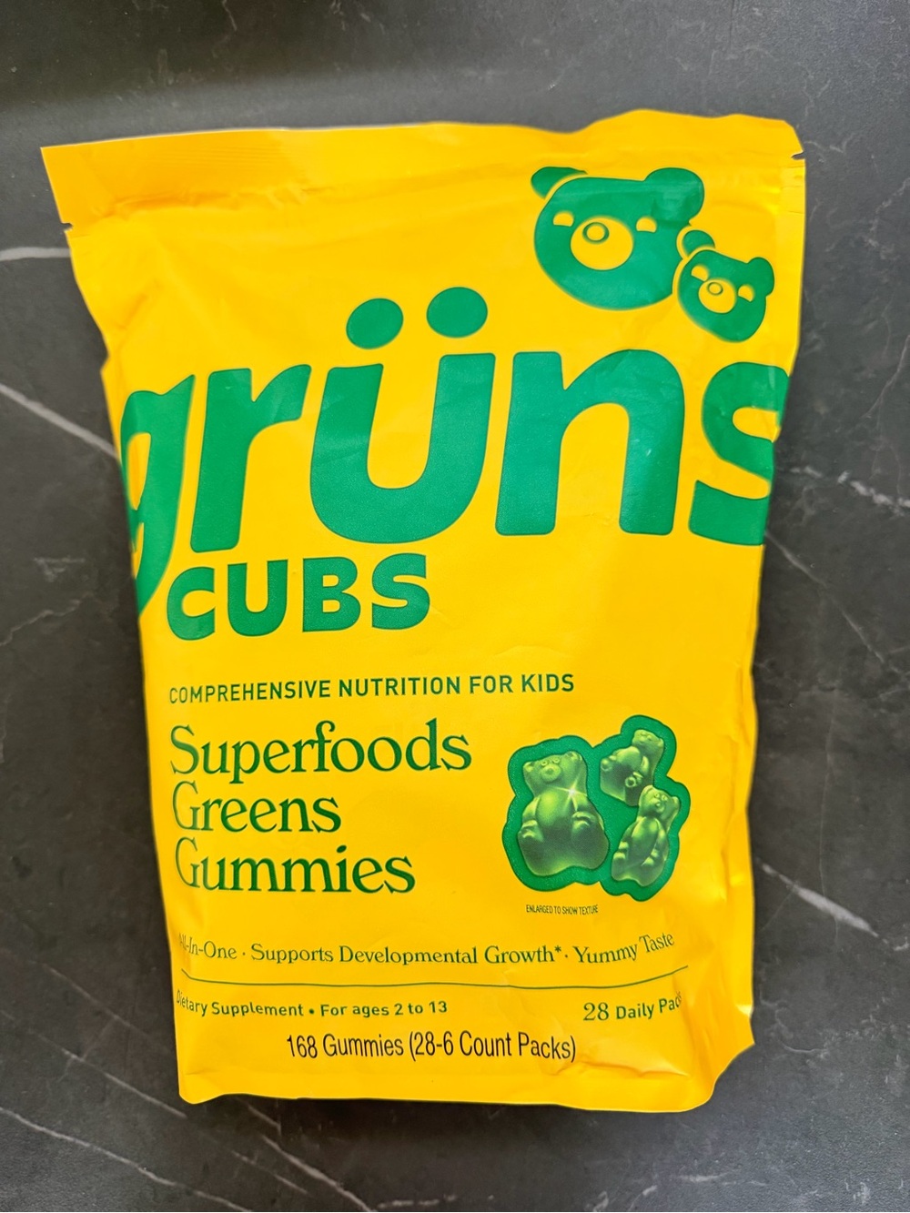Grüns Superfoods Greens Gummies - Never Opened Bag